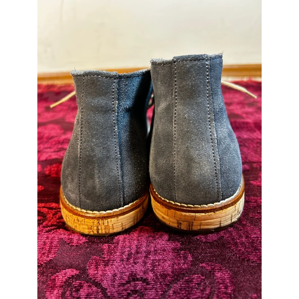 Kurt Geiger Navy Suede Chukka Boots Size EU 42/ US 9